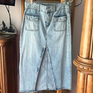 We the Free Denim Skirt